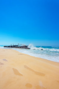 The rusting hulk of the Maheno Shipwreck, Fraser Island, Queensland, Australia, The rusting hulk of the Maheno Shipwreck, Fraser Island, Queensland, Australia,